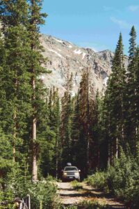 Car off-roading Colorado