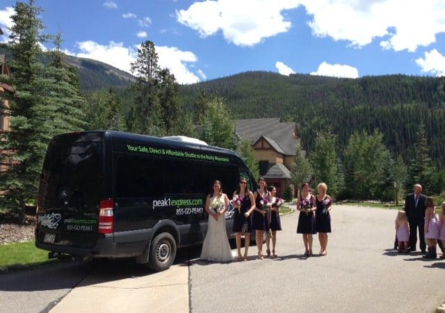 Transportation for Colorado Wedding