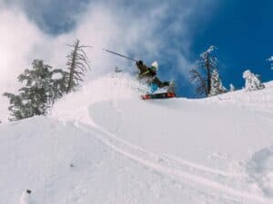 man skiing at Beaver Creek