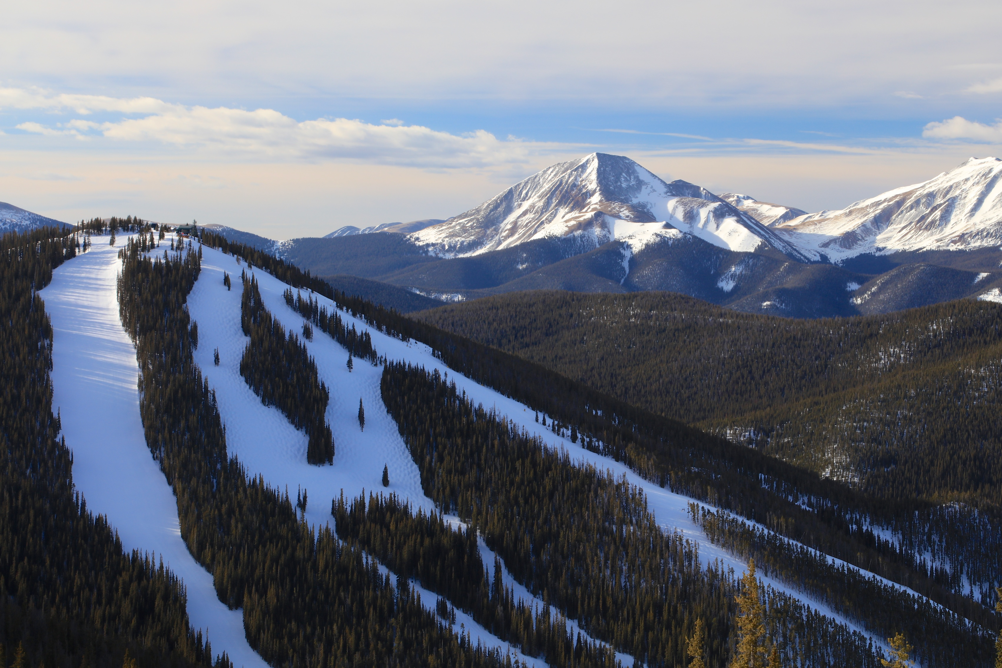 Ski slope in Keystone Colorado