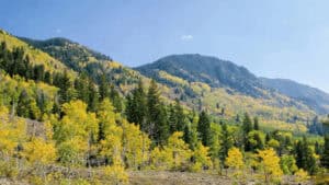 Gore Lake Colorado in the fall