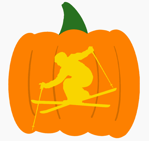 Vail Ski Pumpkin Carving Template