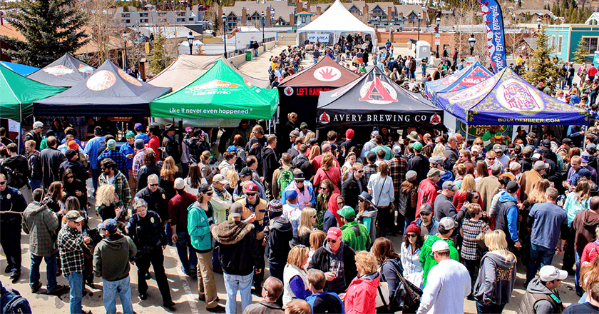 Attendants at Spring Fever in Breckenridge