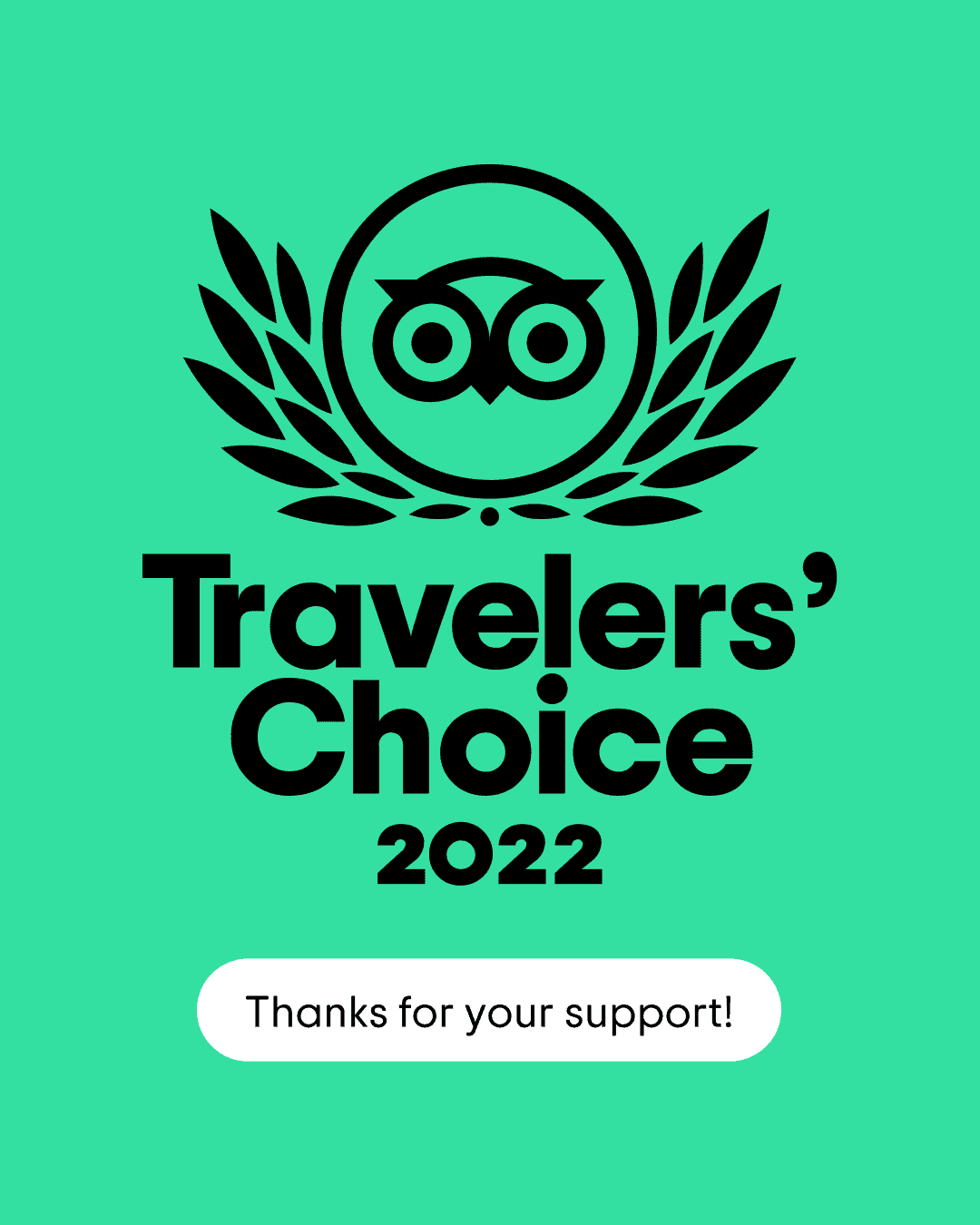 tripadvisor people's choice award 2022