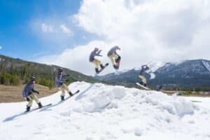 snowboarder on a jump