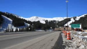 Eisenhower tunnel in Colorado