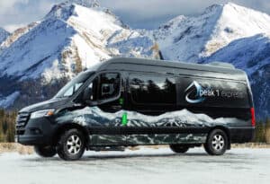 Peak 1 Express Airport Shuttle i n Colorado mountains
