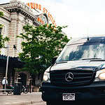 MileMarker van outside Union Station