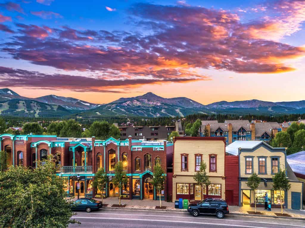 Breckenridge colorado in the spring